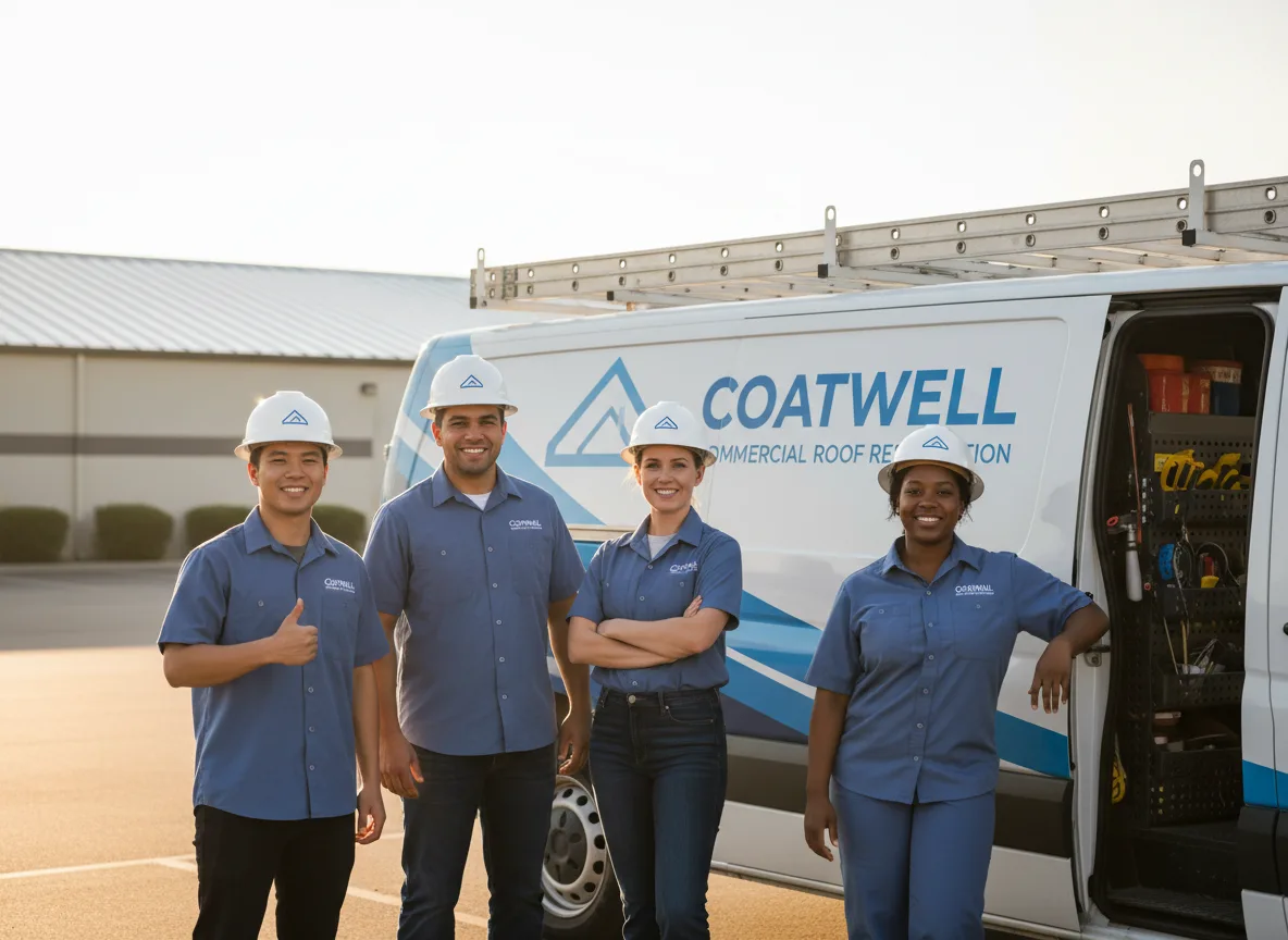 Commercial roof coating company in Maple Park, IL